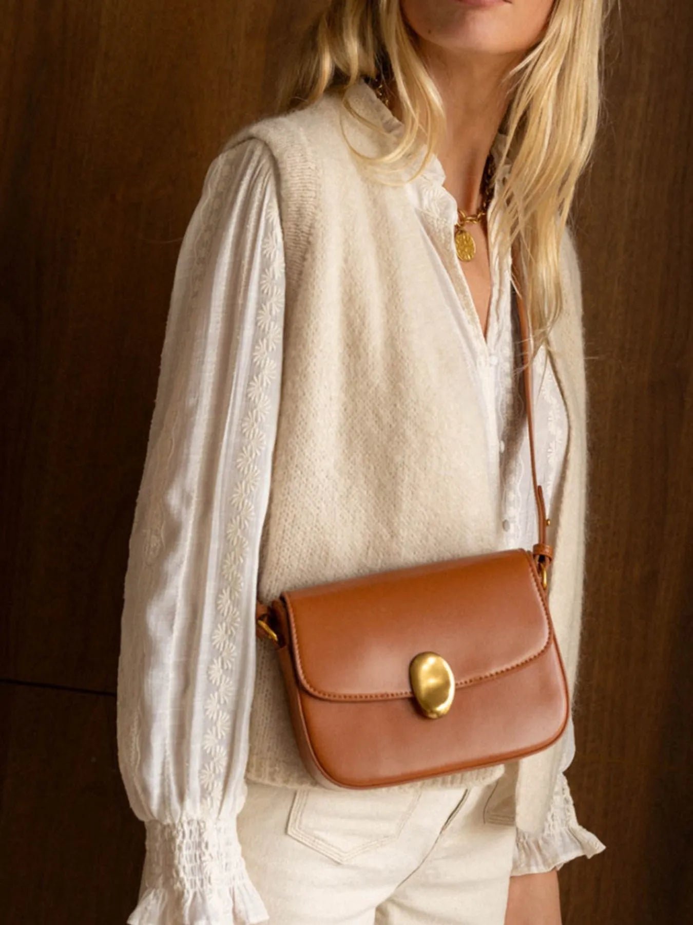 Open Front Sweater Vest