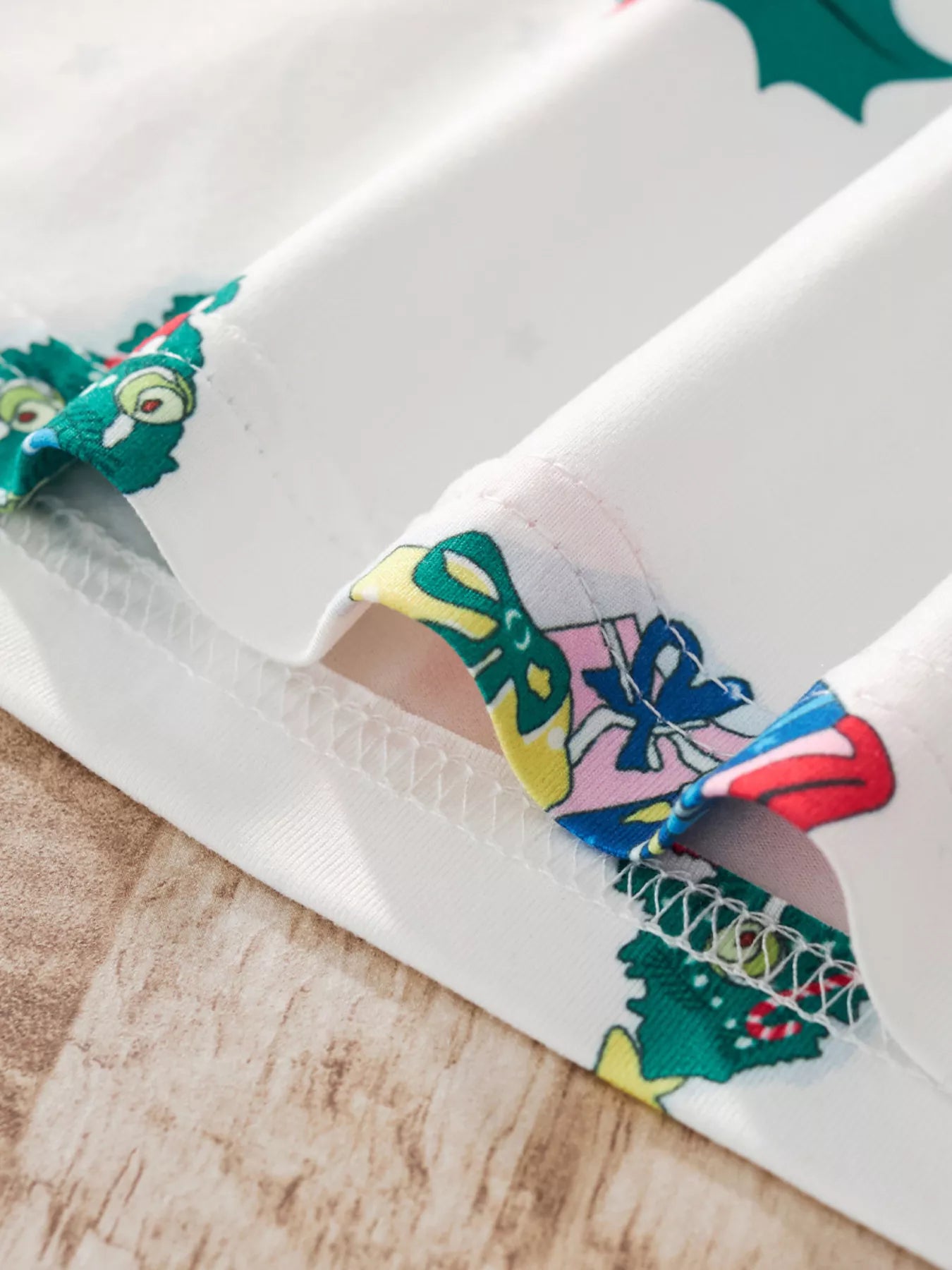 Children's Christmas Round Neck Top and Pants Set