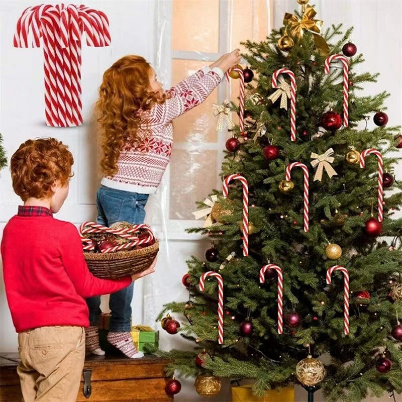 Solar Candy Cane Christmas Lights for Garden Decoration