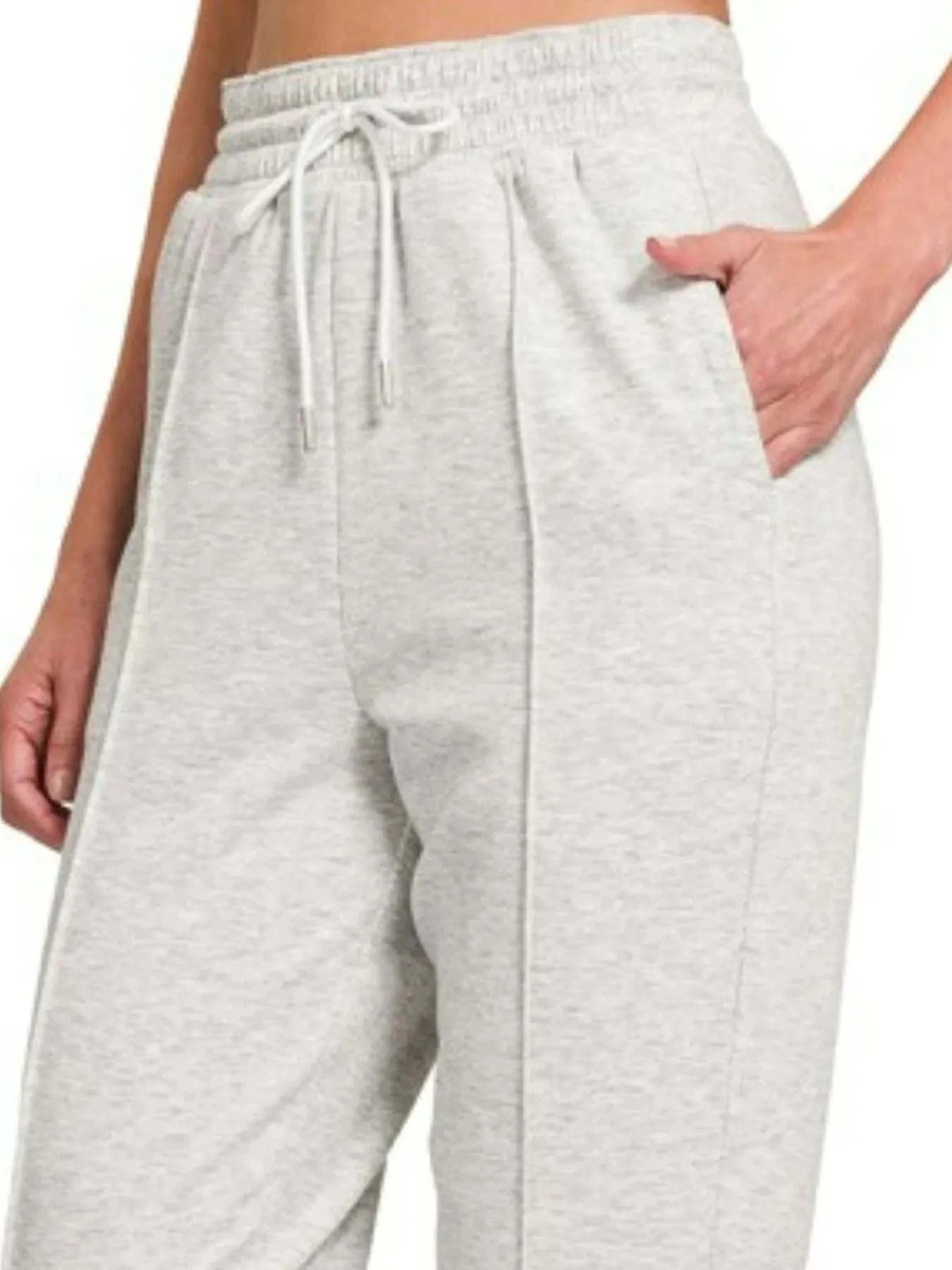 Zenana Drawstring Sweatpants with Pockets