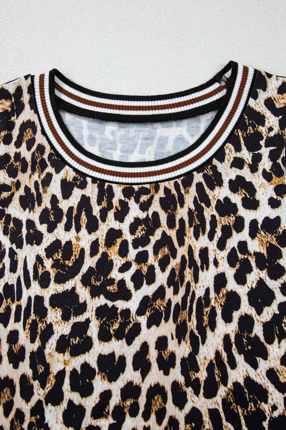 Side Slit Leopard Sleeveless Maxi Dress