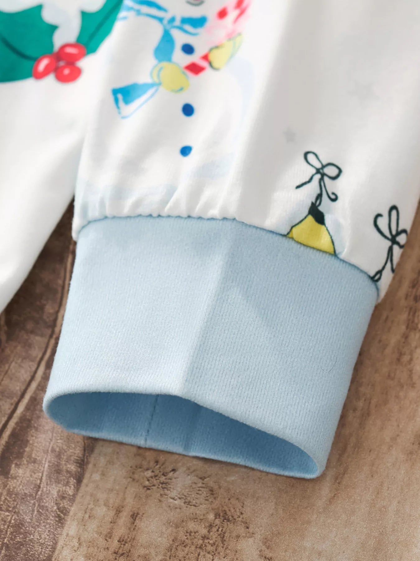 Children's Christmas Round Neck Top and Pants Set