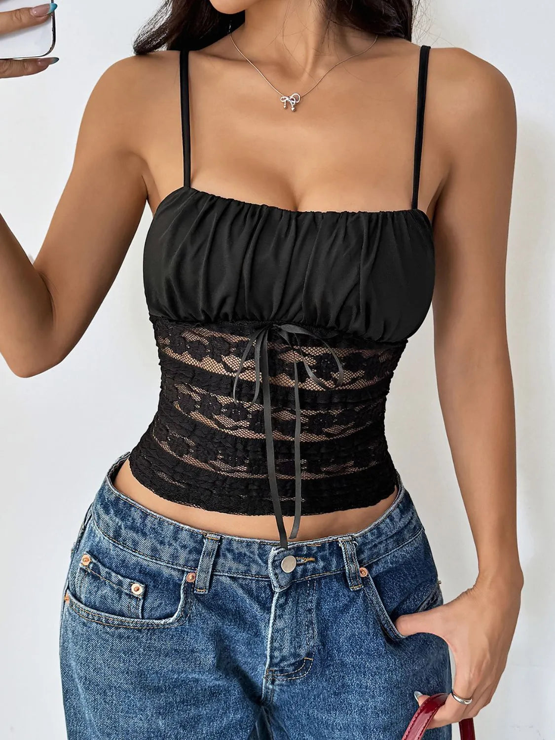Lace Square Neck Cami