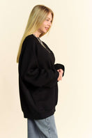 Switch Davi &amp; Dani Round Neck Raglan Sleeve Sweatshirt 3 image