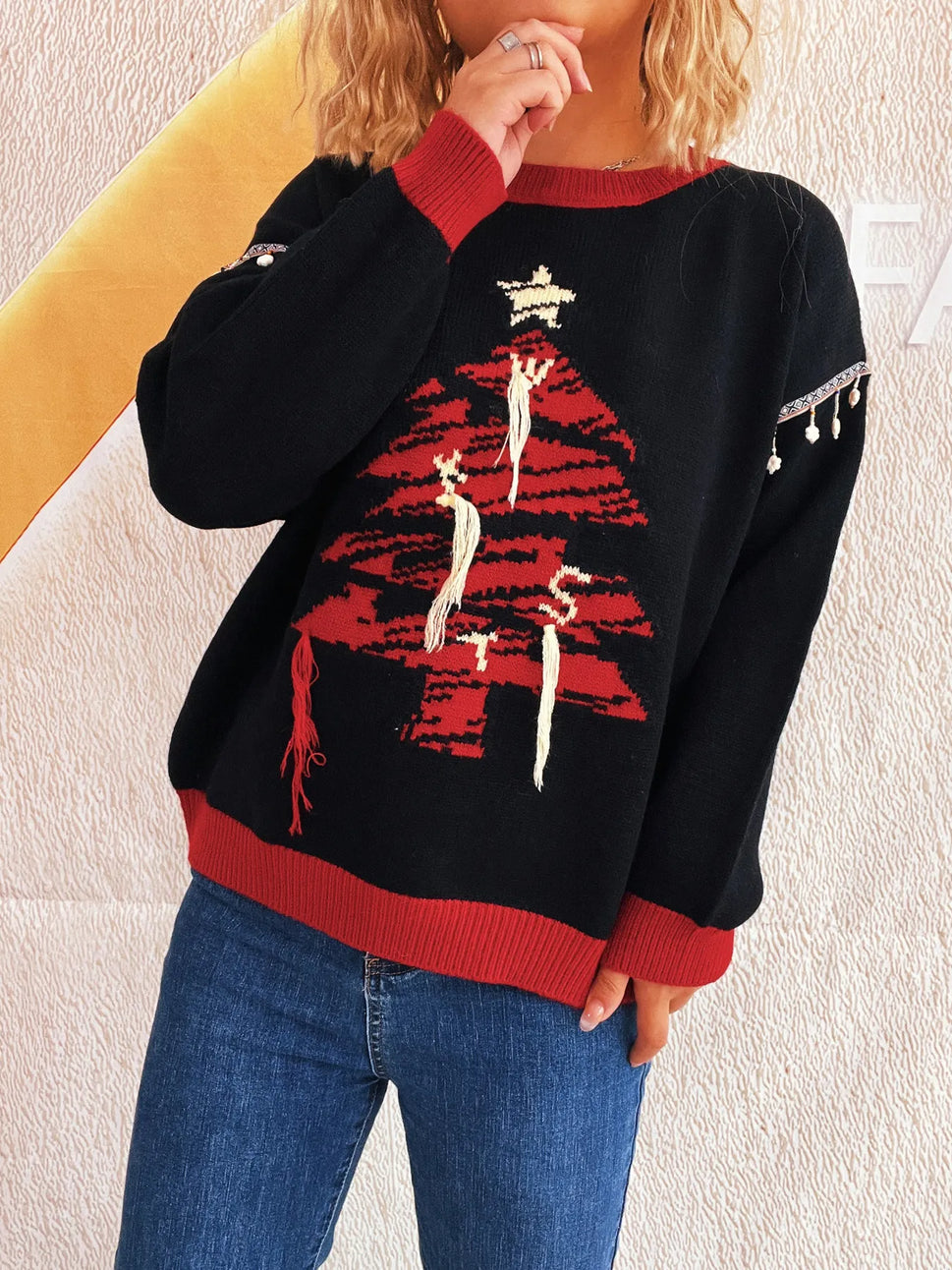 Christmas Tree Long Sleeve Sweater