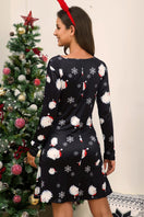 Switch Full Size Christmas Long Sleeve Dress 2 image