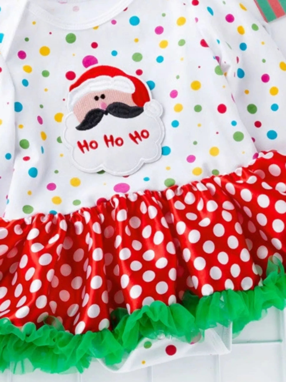 Children's Christmas One Piece Dress with Headband