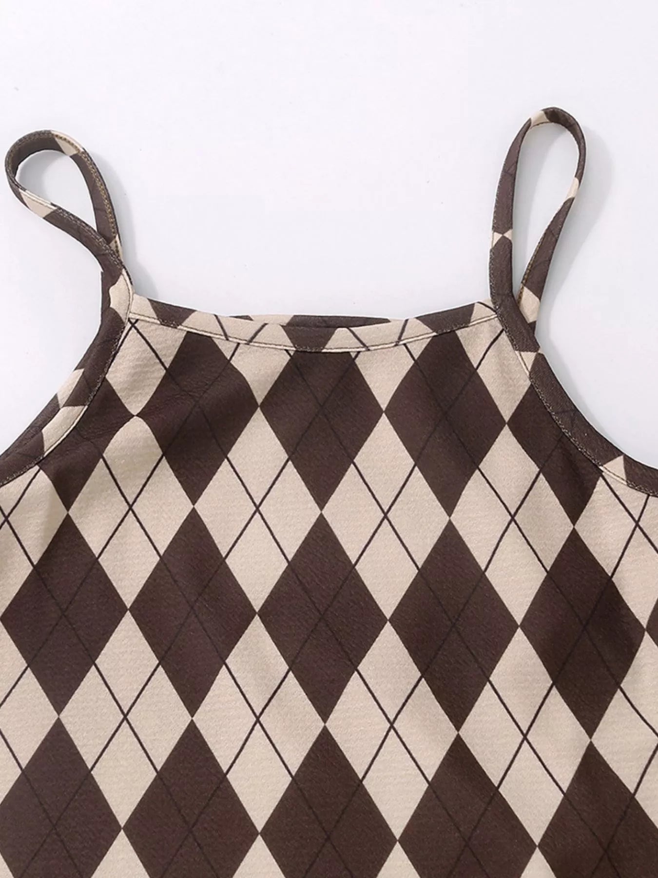 Children's Plaid Print Long Sleeve Dress Set