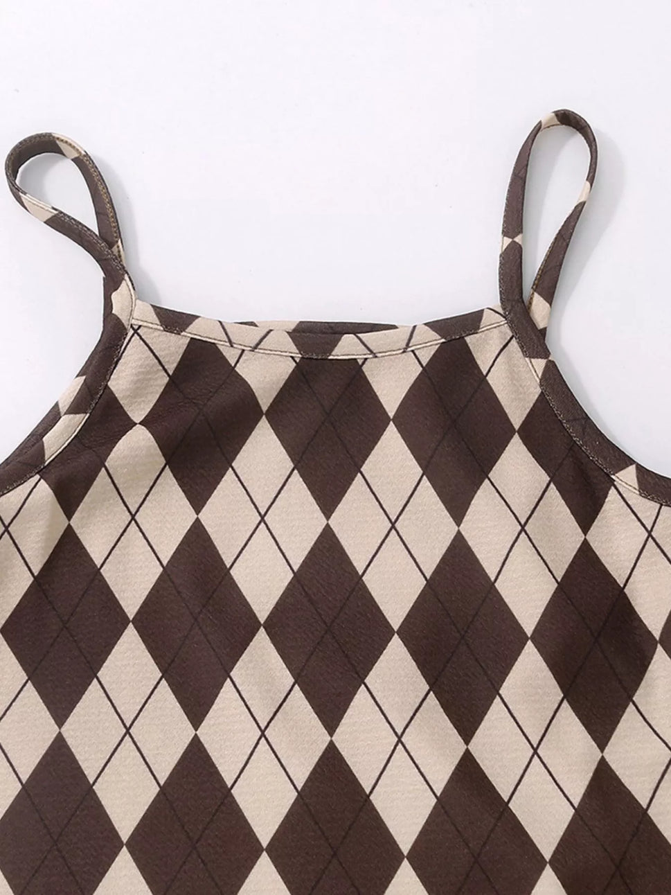 Children's Plaid Print Long Sleeve Dress Set