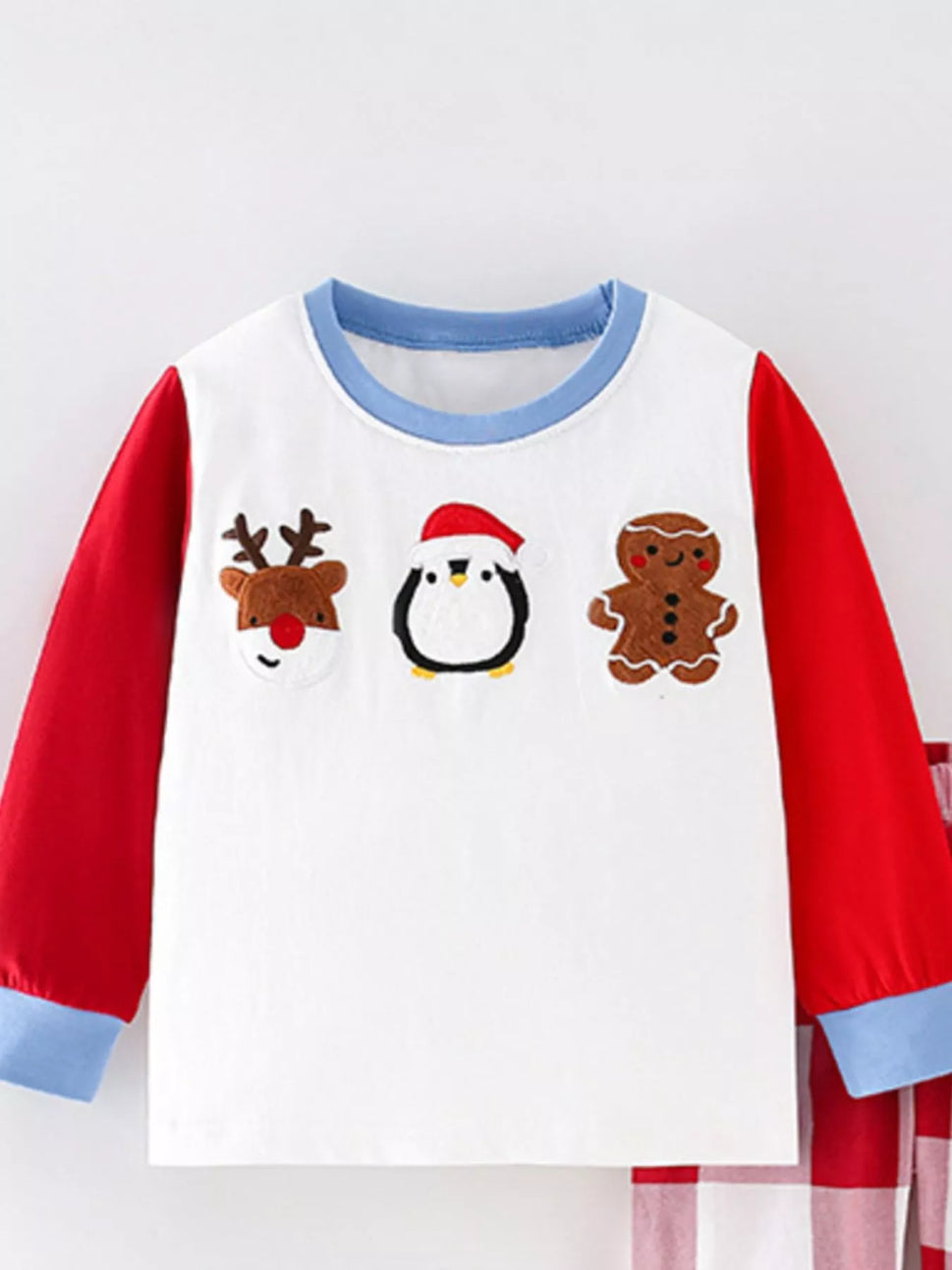 Children's Christmas Character Long Sleeve Top and Pants Set