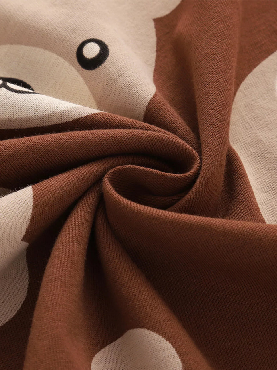 Children's Cute Bear Print Long Sleeve Pajama Set