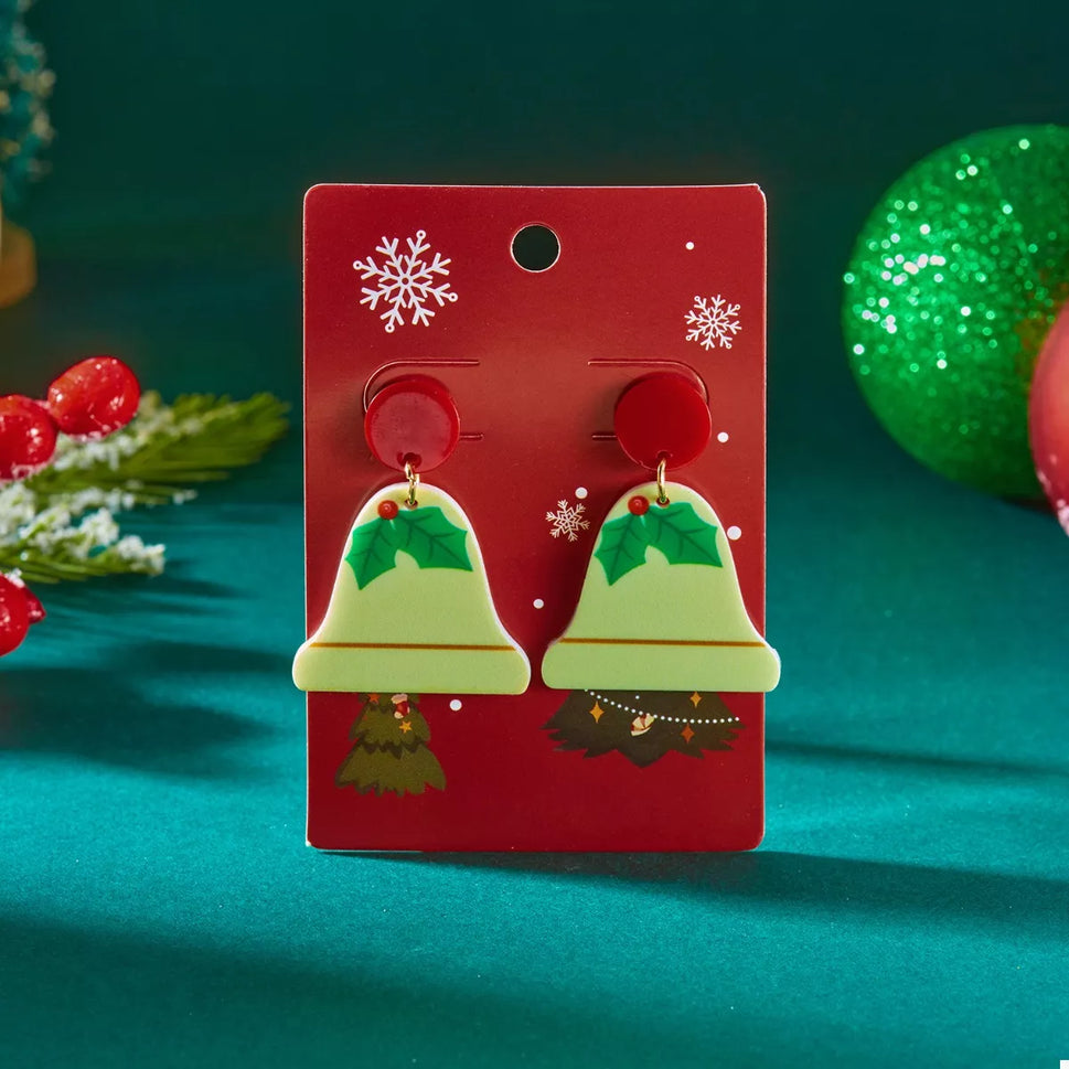Christmas Acrylic Dangle Earrings
