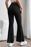 Switch Basic Bae Full Size Ribbed High Waist Flare Pants 2 image