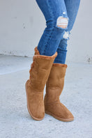 Switch Forever Link Warm Fur Lined Flat Boots | Alfadarling 2 image