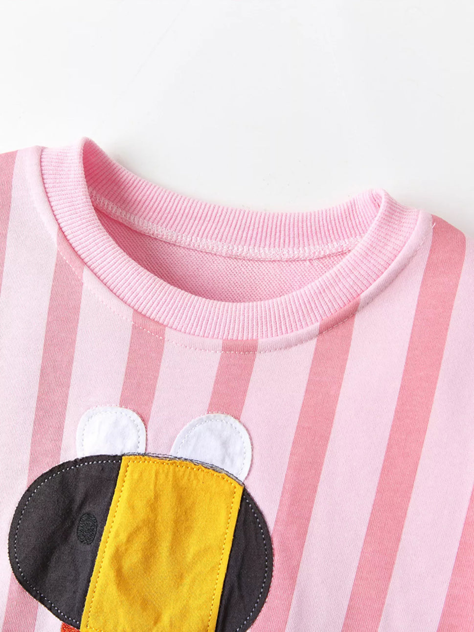 Children's Striped Bee Top and Pants Two-Piece Set