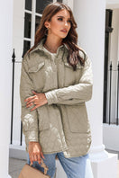 Switch Snap Down Collared Winter Coat 2 image