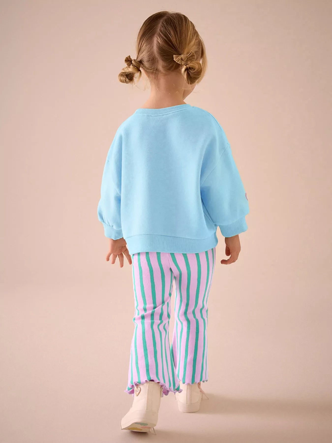 Children's Turtle Round Neck Top and Pants Set