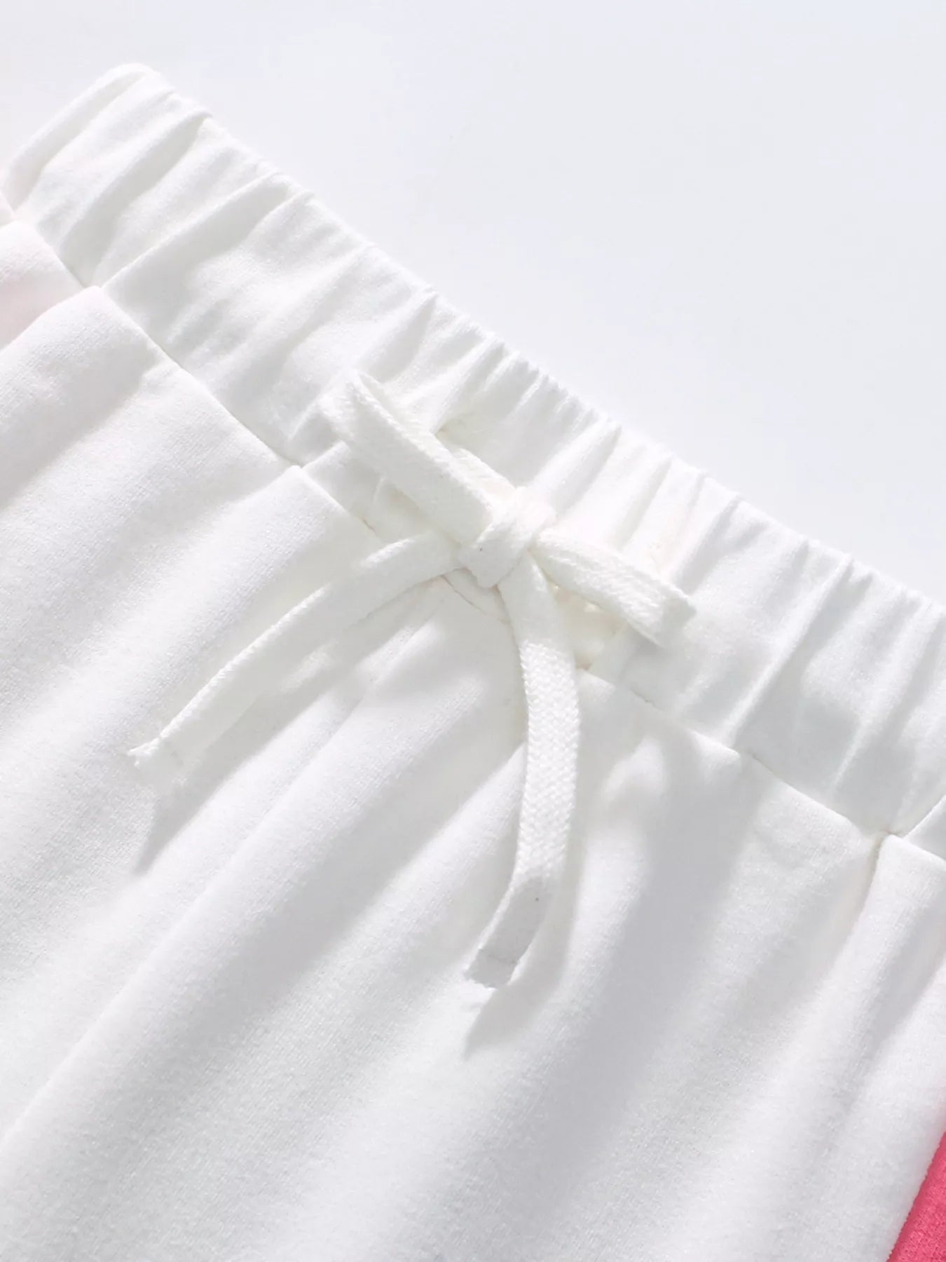 Children's Rainbow Short Sleeve Top and Shorts Two-Piece Casual Set