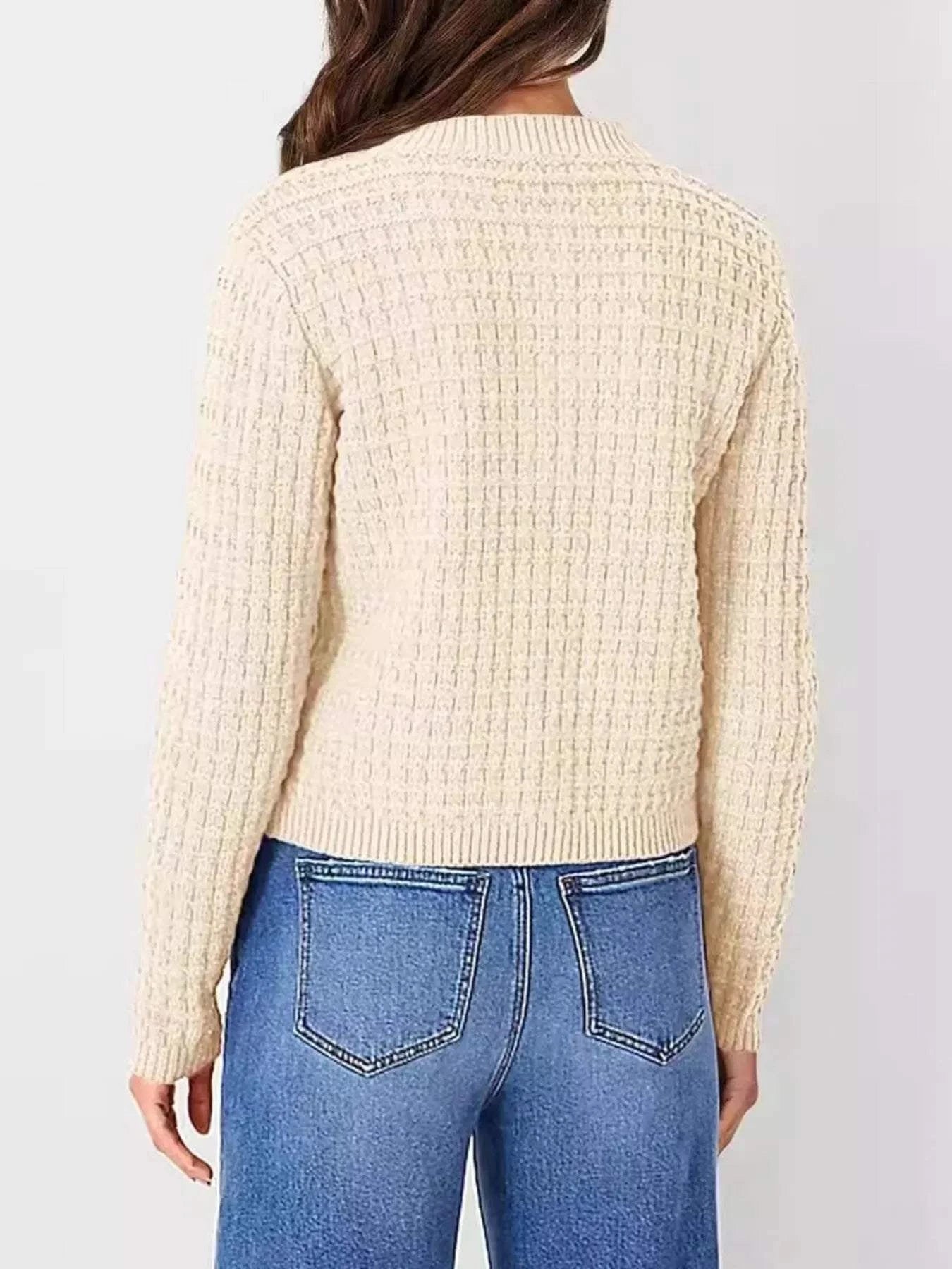 Button-Up Long Sleeve Cardigan