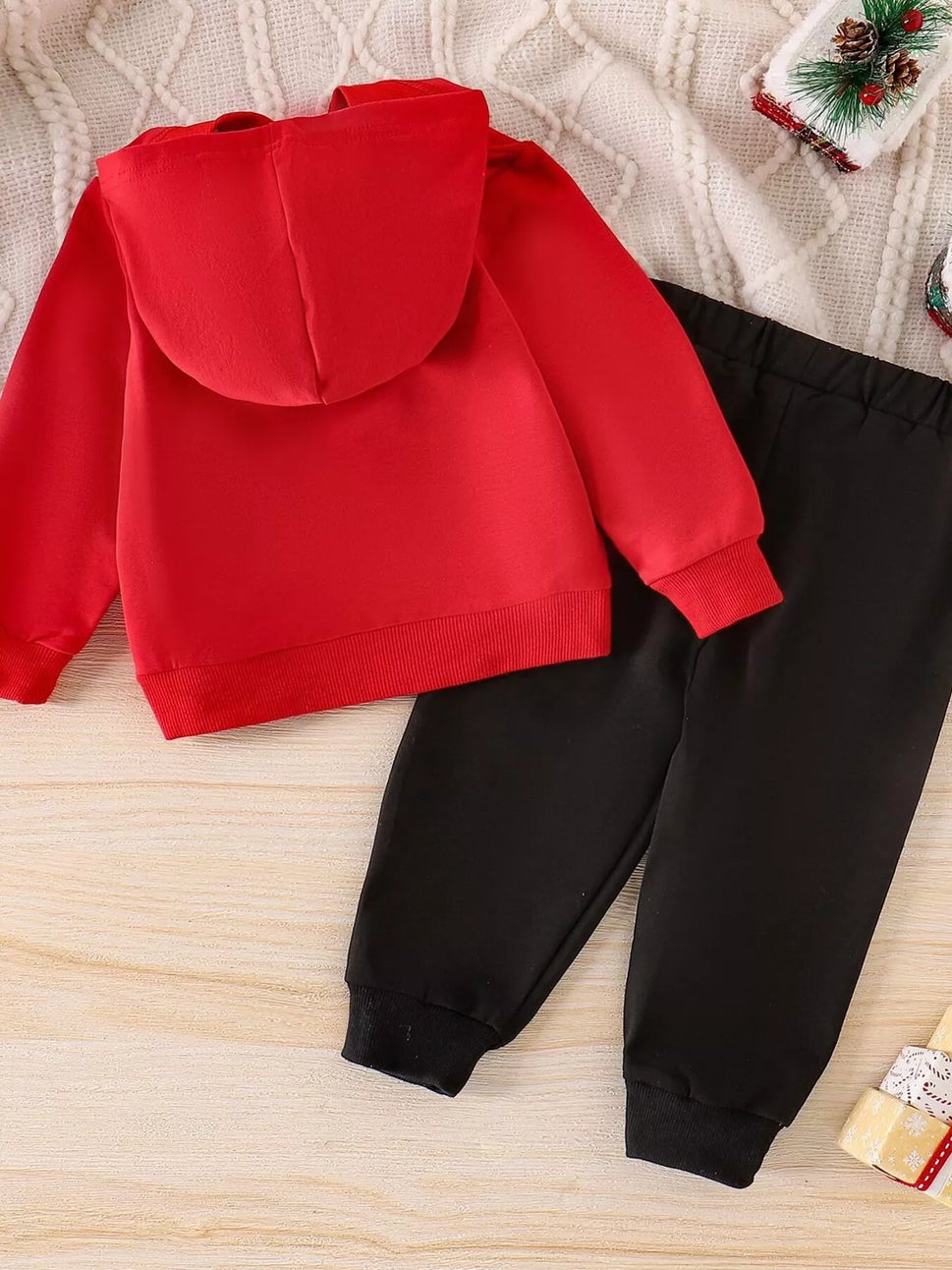 Children's Christmas Santa Hoodie & Pants Set