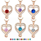 Switch Double-layer heart-shaped necklace 2 image