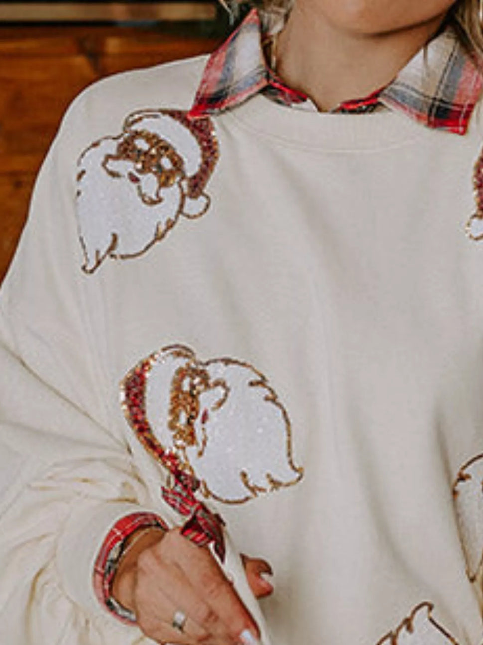 Christmas Santa Long Sleeve Sweatshirt