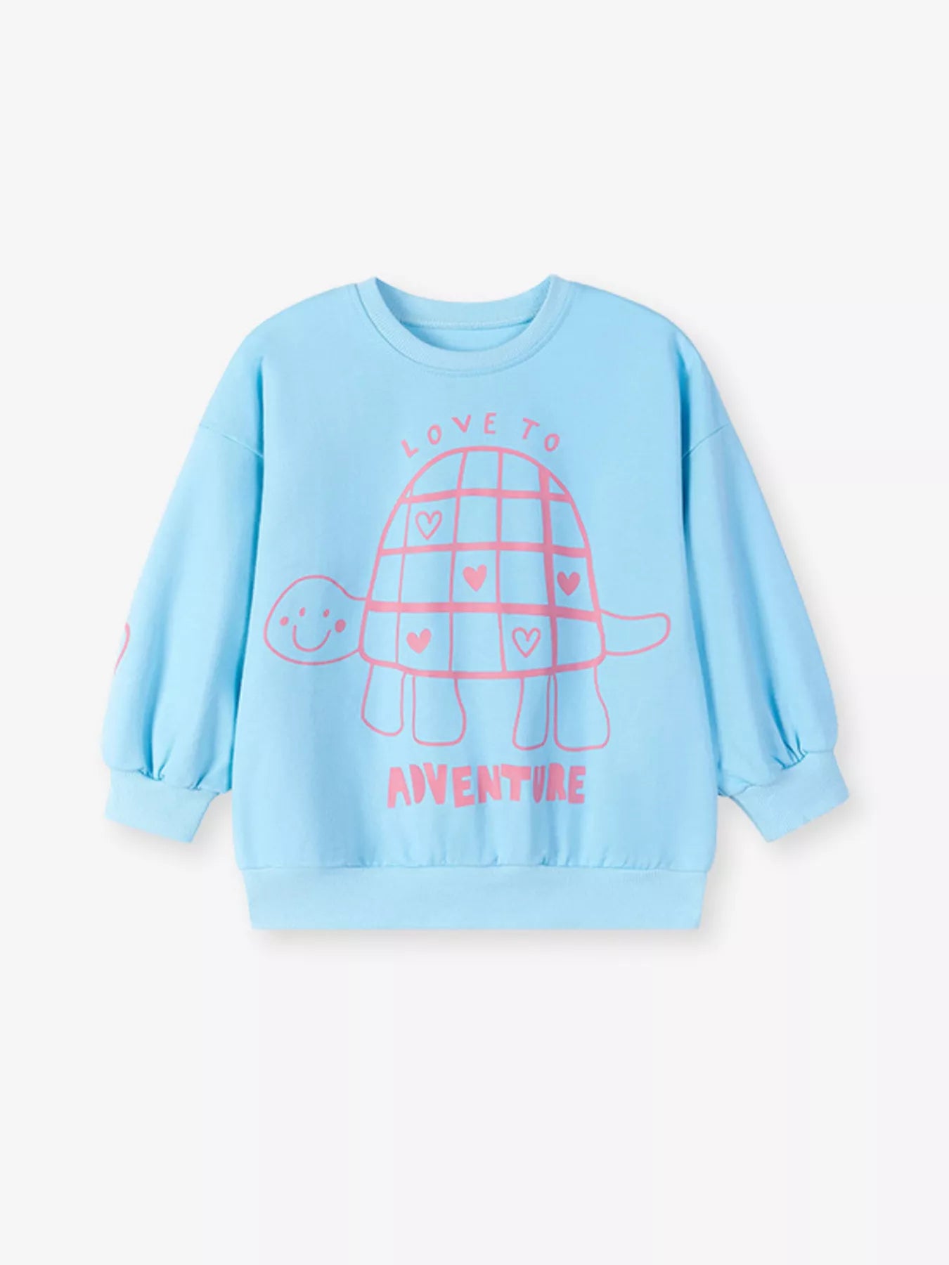 Children's Turtle Round Neck Top and Pants Set