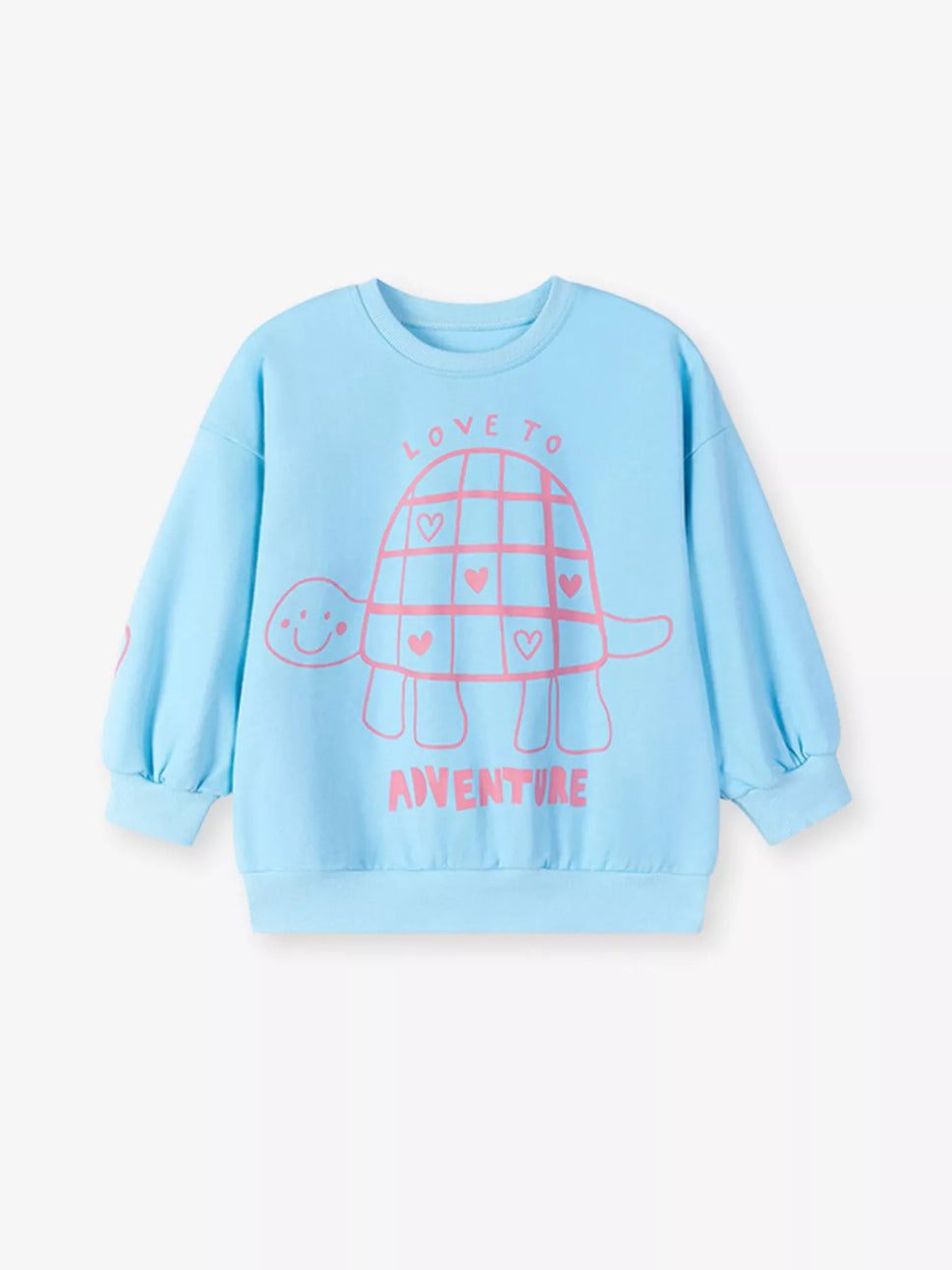 Children's Turtle Round Neck Top and Pants Set