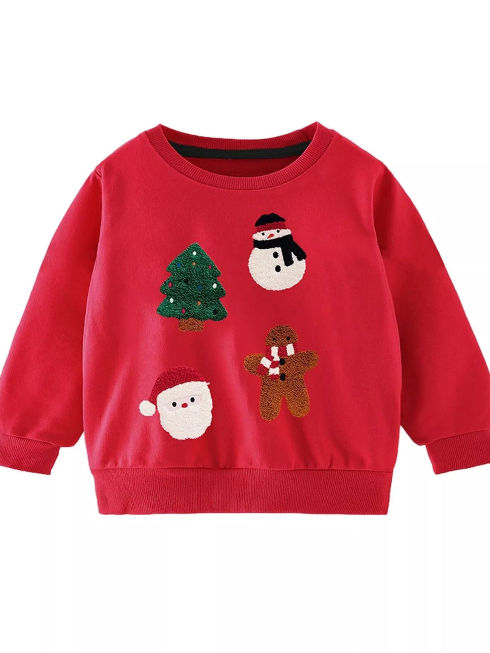 Children's Christmas Theme Crew Neck Sweatshirt