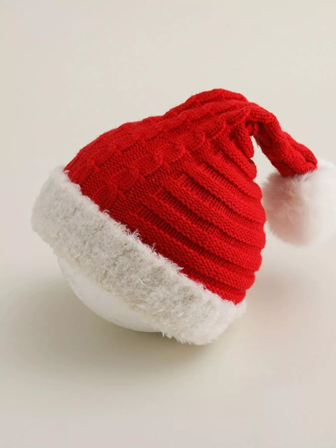 Children's Christmas Pom Pom Hat and Scarf Set