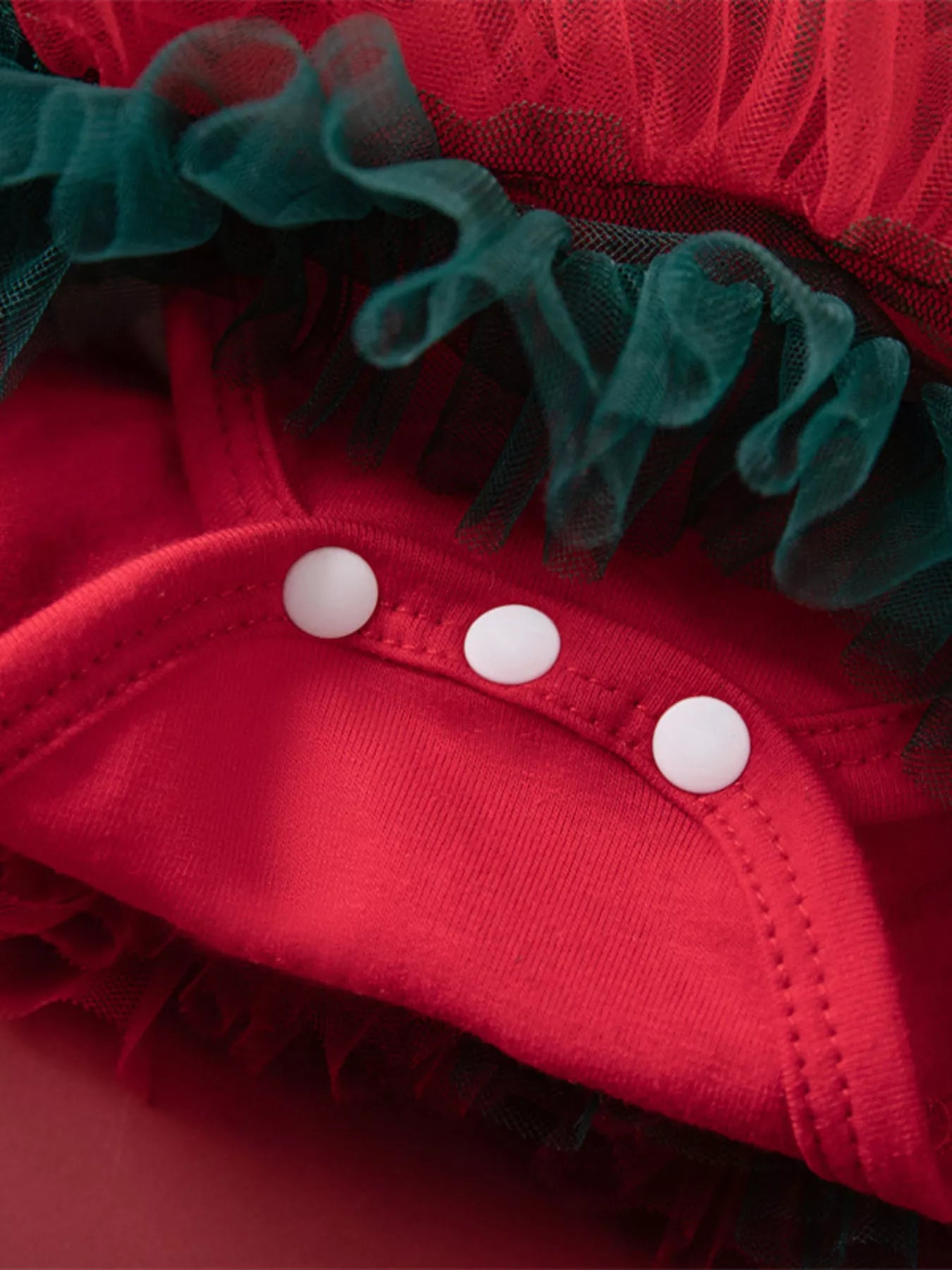 Children's Christmas Stocking Tulle Ruffle Dress