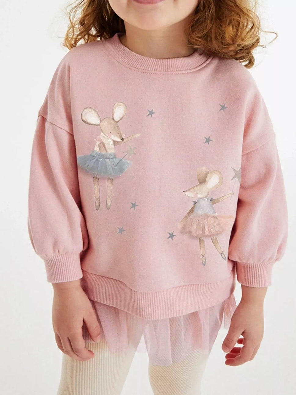 Children's Ballerina Mouse Sweatshirt & Leggings Set