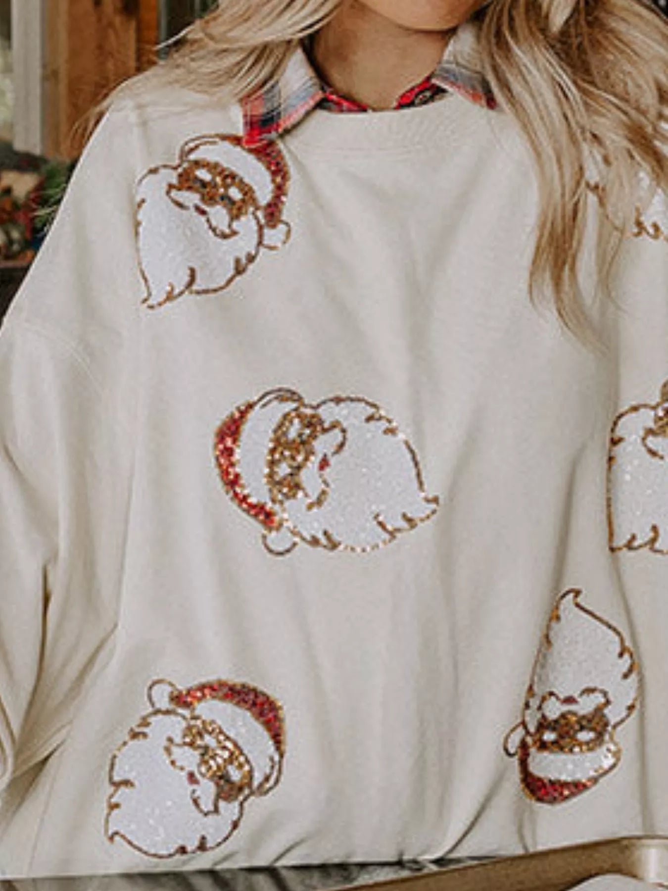 Christmas Santa Long Sleeve Sweatshirt