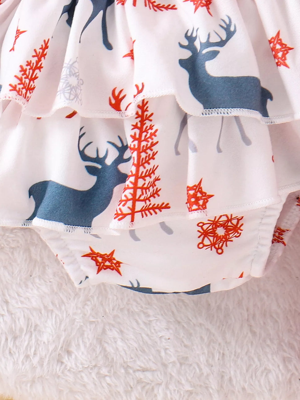 Children's My First Christmas Ruffle Sleeve Set