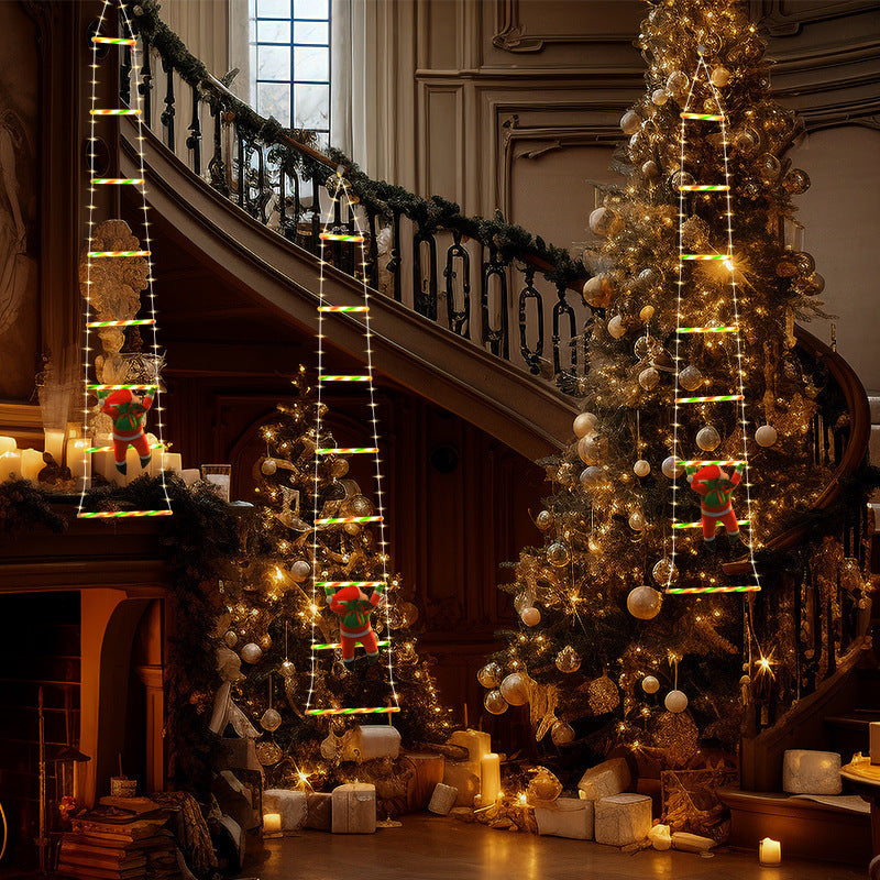 Santa Claus Climbing LED String Lights