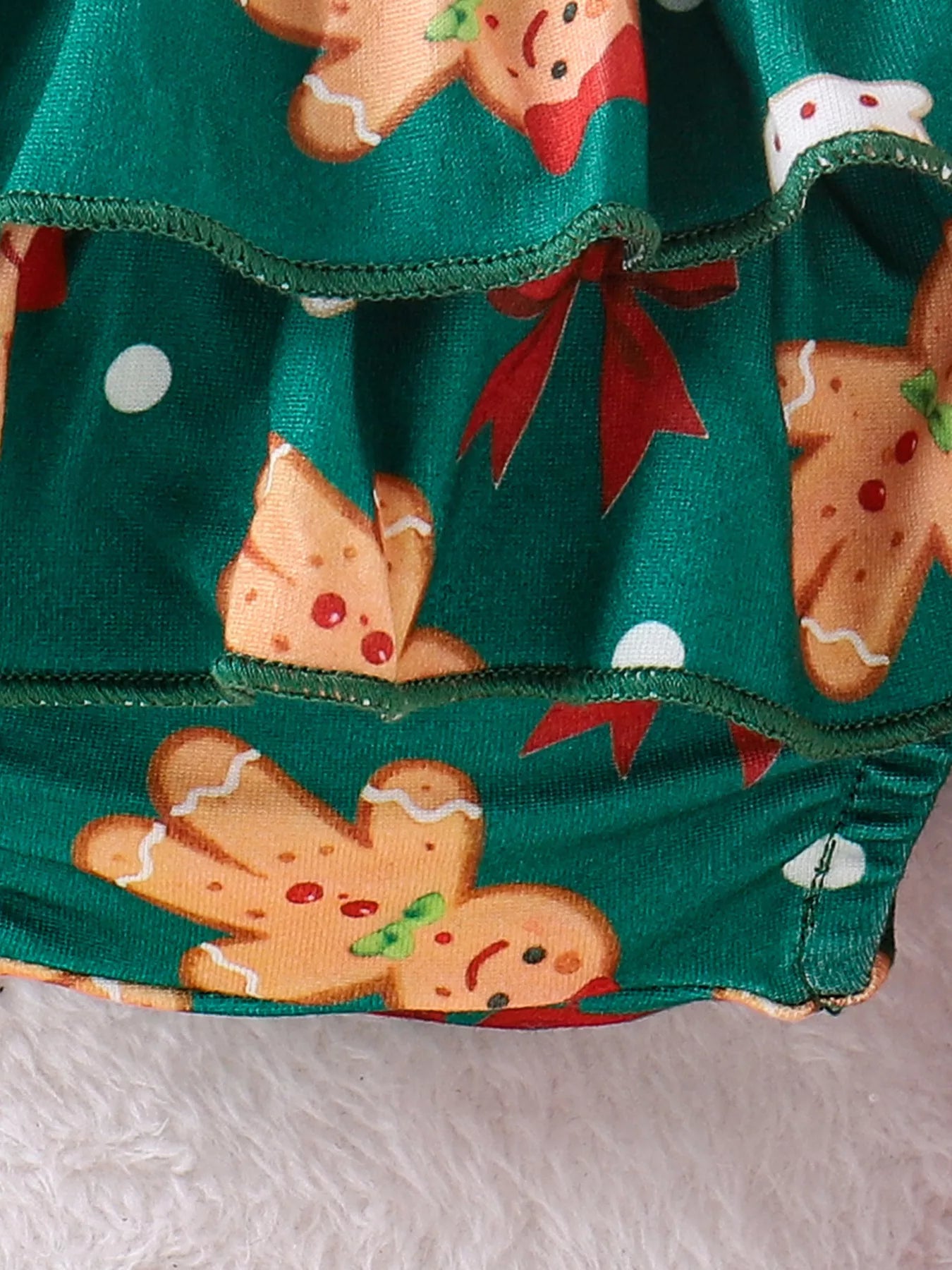 Children's My First Christmas Ruffle Sleeve Set