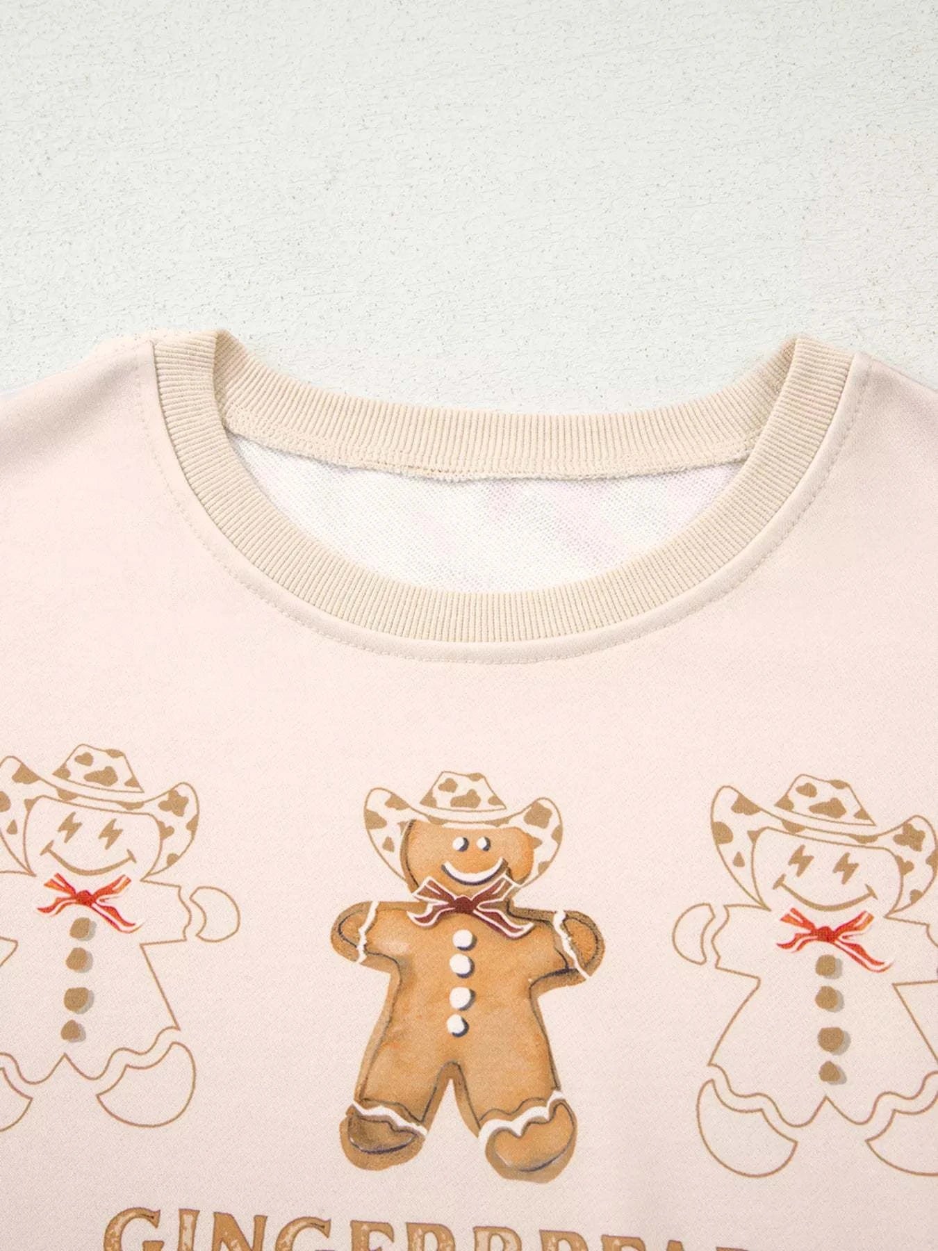 GINGERBREAD BAKERY Christmas Long Sleeve Top and Pants 2pcs Set