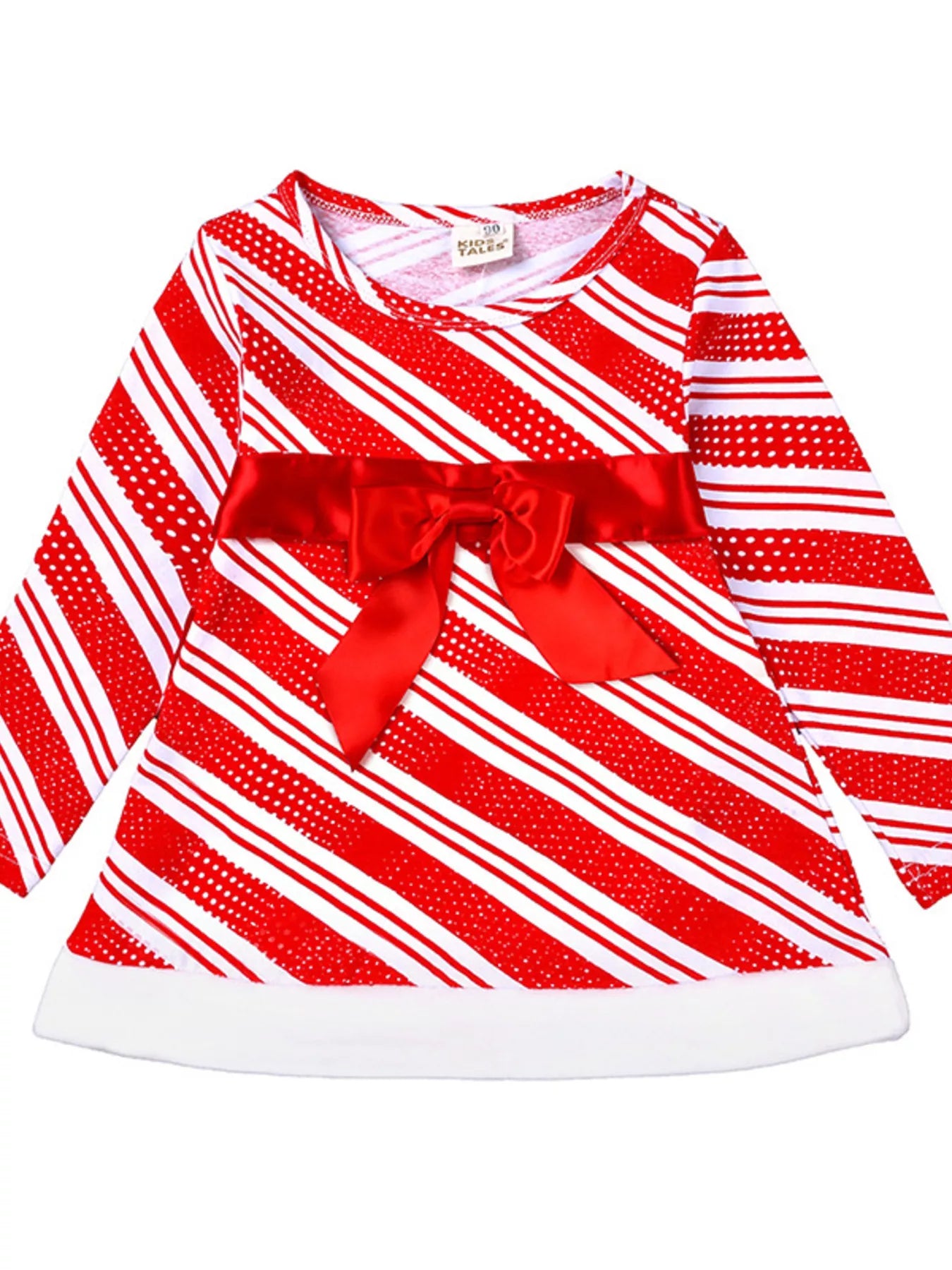 Children's Striped Christmas Outfit Set