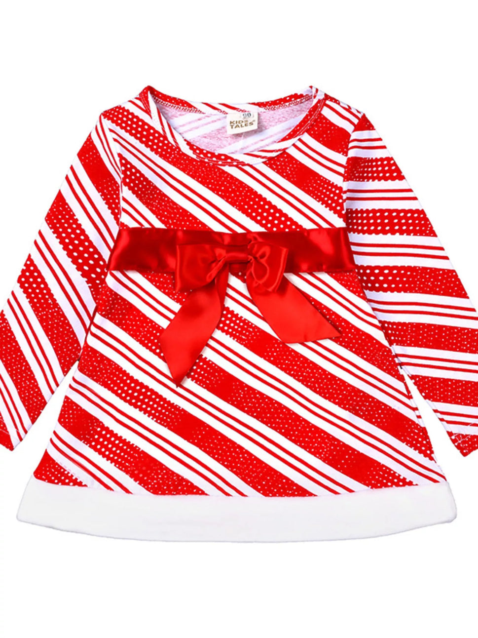Children's Striped Christmas Outfit Set