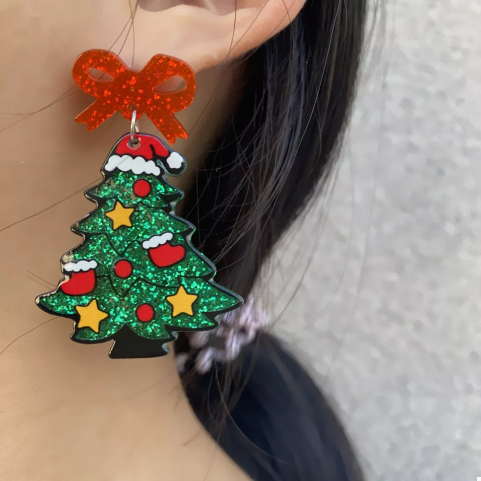 Christmas Dangle Earrings