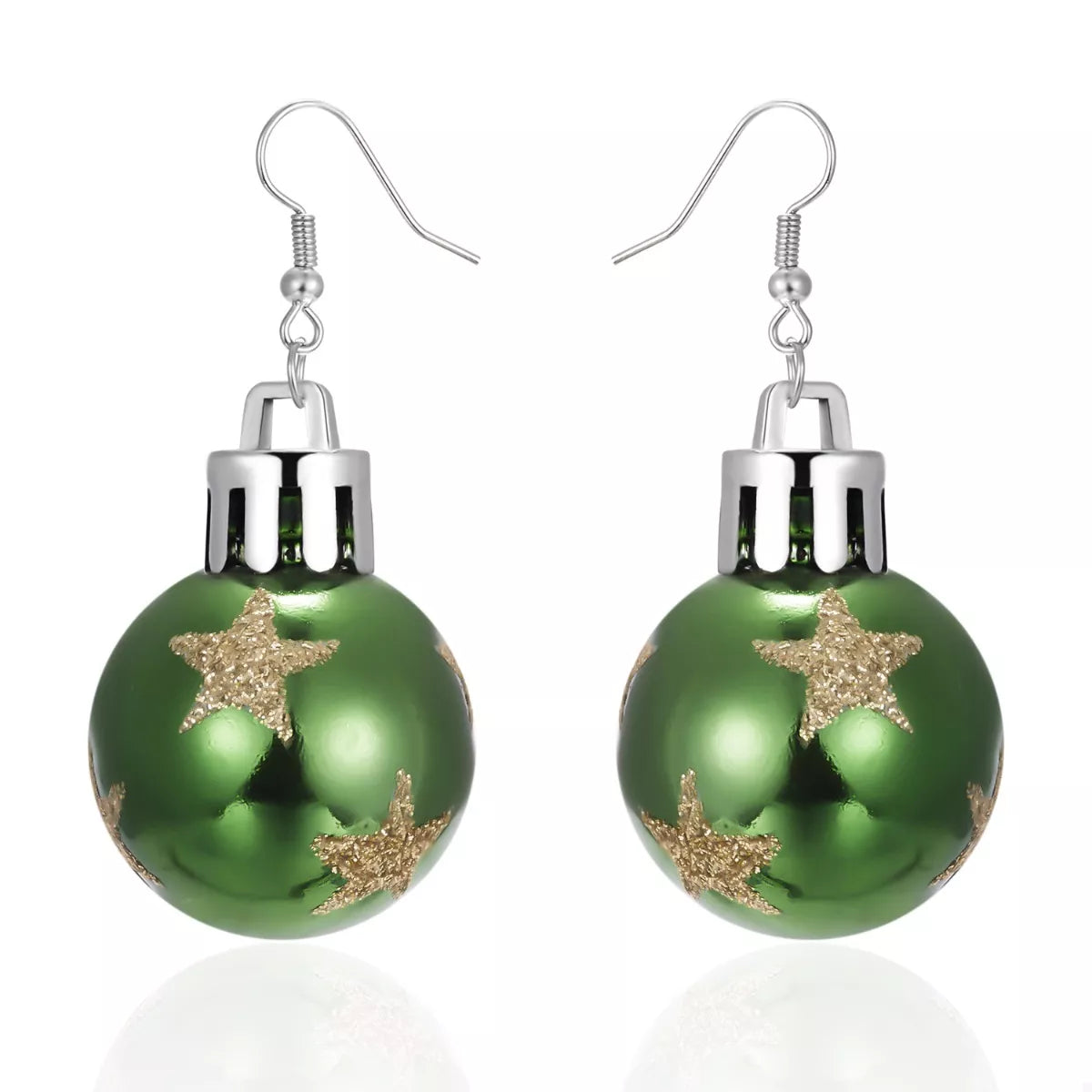Christmas Ball Drop Earrings