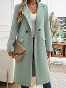 Switch Devine Pocketed Collared Neck Long Sleeve Coat 3 image