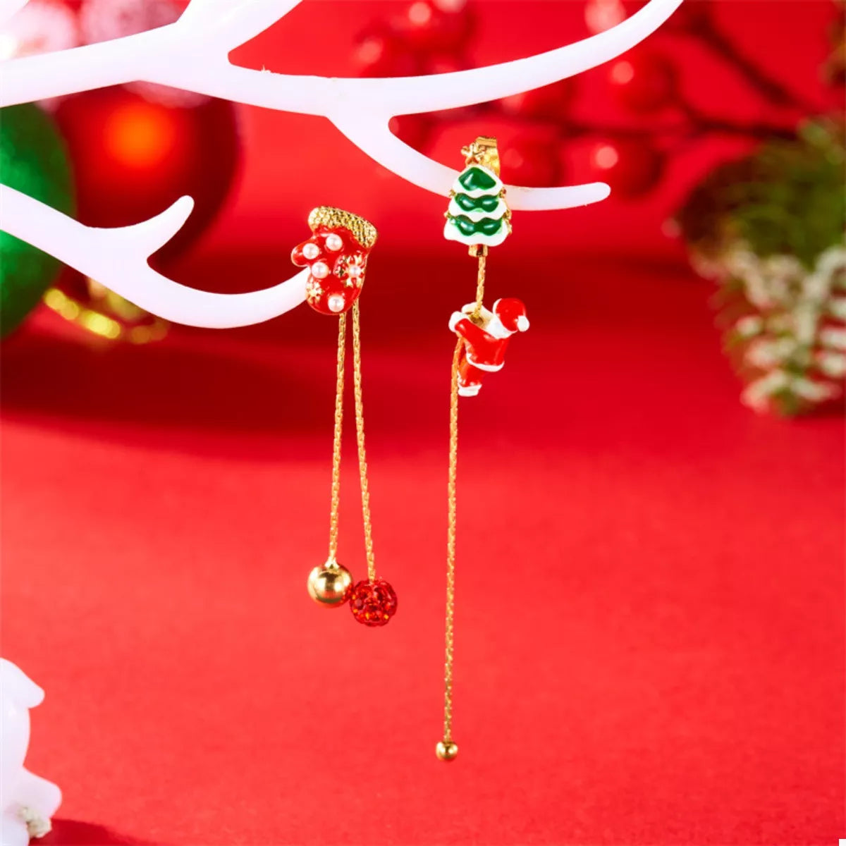Christmas Santa Drop Earrings
