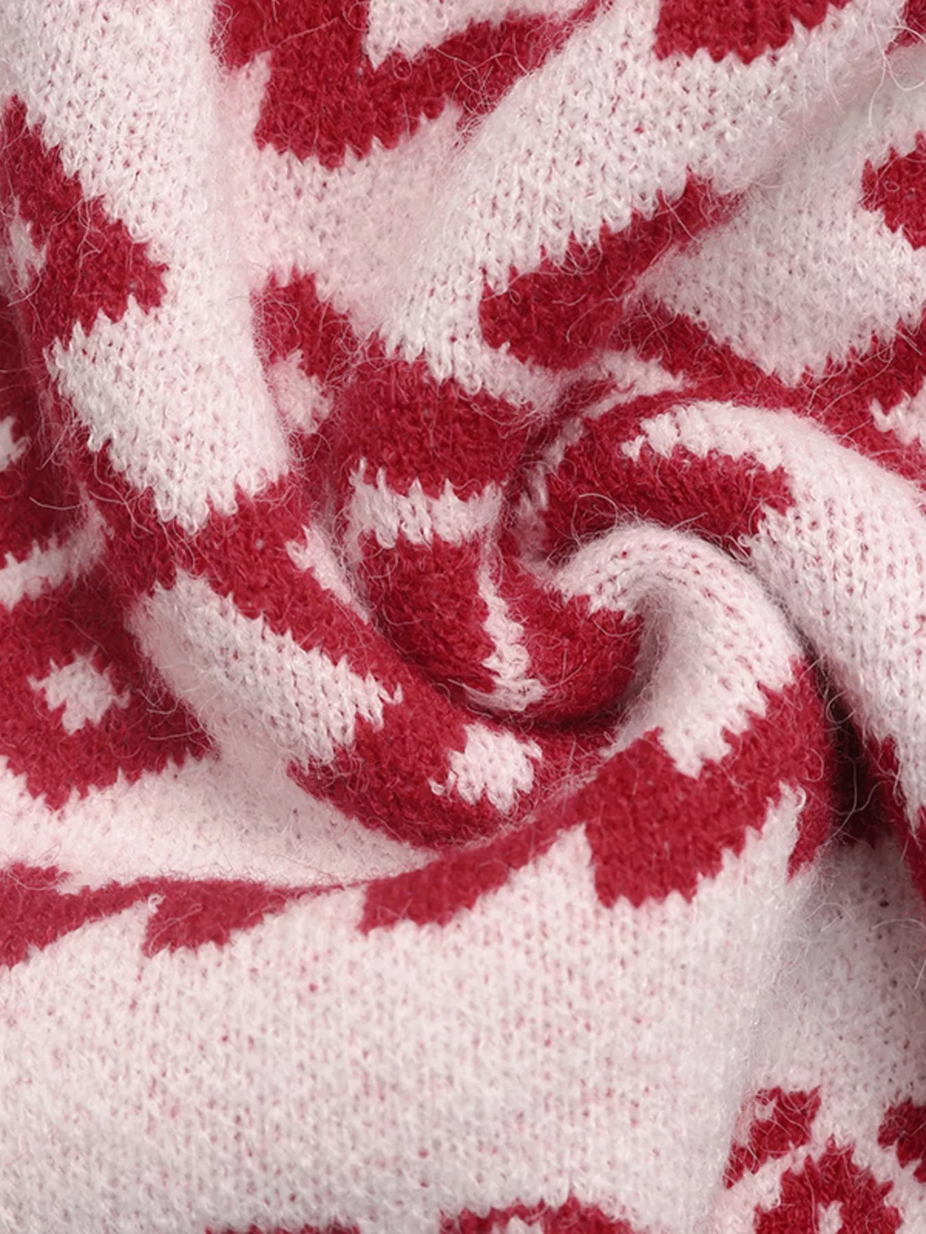 CHEERS Christmas Round Neck Long Sleeve Sweater