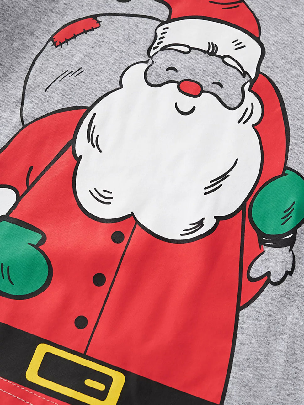Children's Santa Round Neck Pajama Set