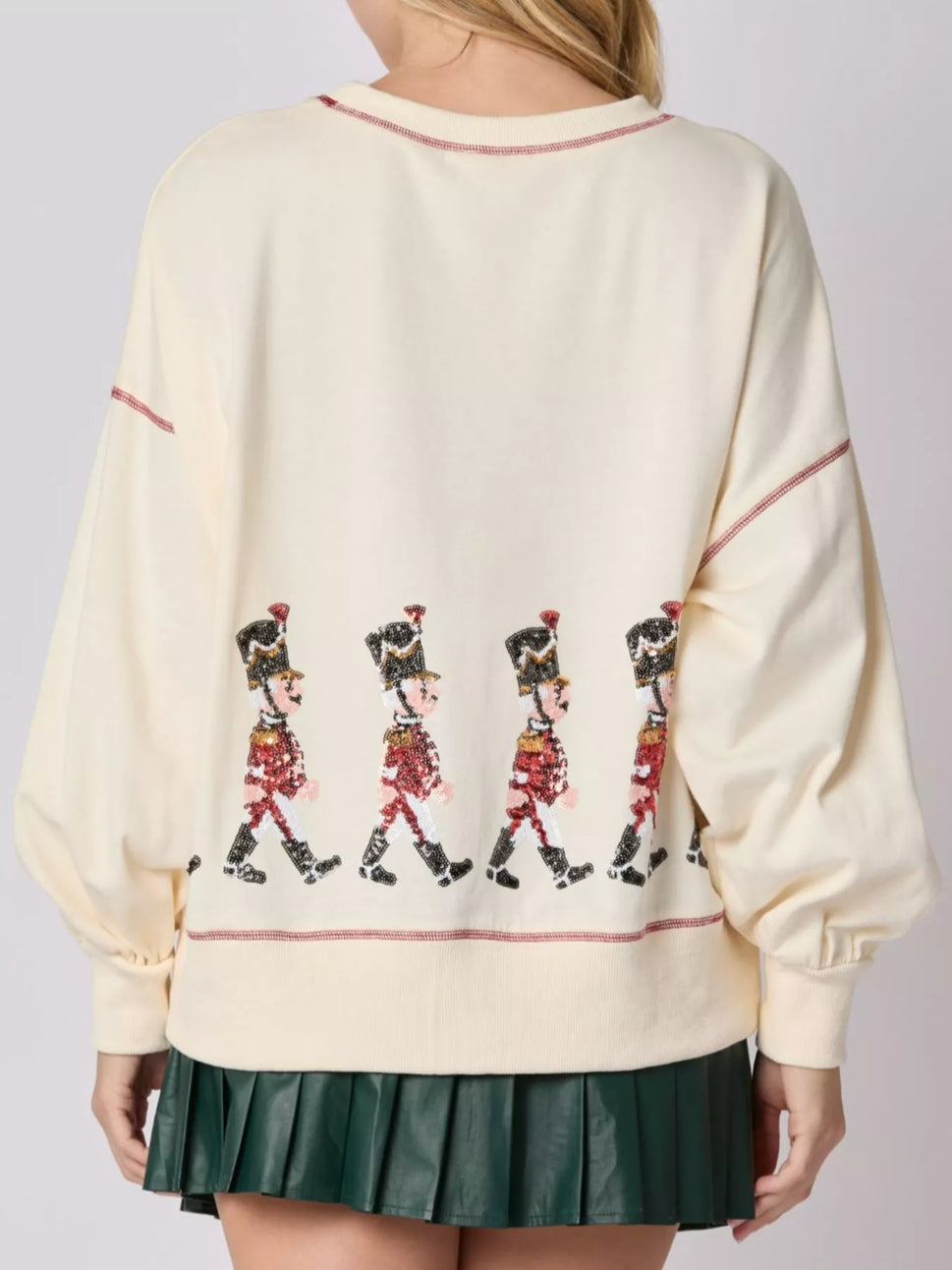 Christmas Marching Band Sequin Sweatshirt