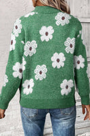 Switch Flower Half Zip Long Sleeve Sweater 2 image