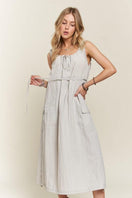 Switch ADORA Drawstring Slit Back Cargo Dress 3 image