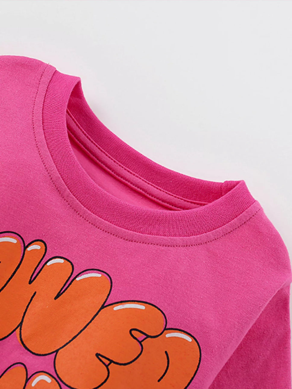 Children's Flower Up Cartoon Top and Pants Set