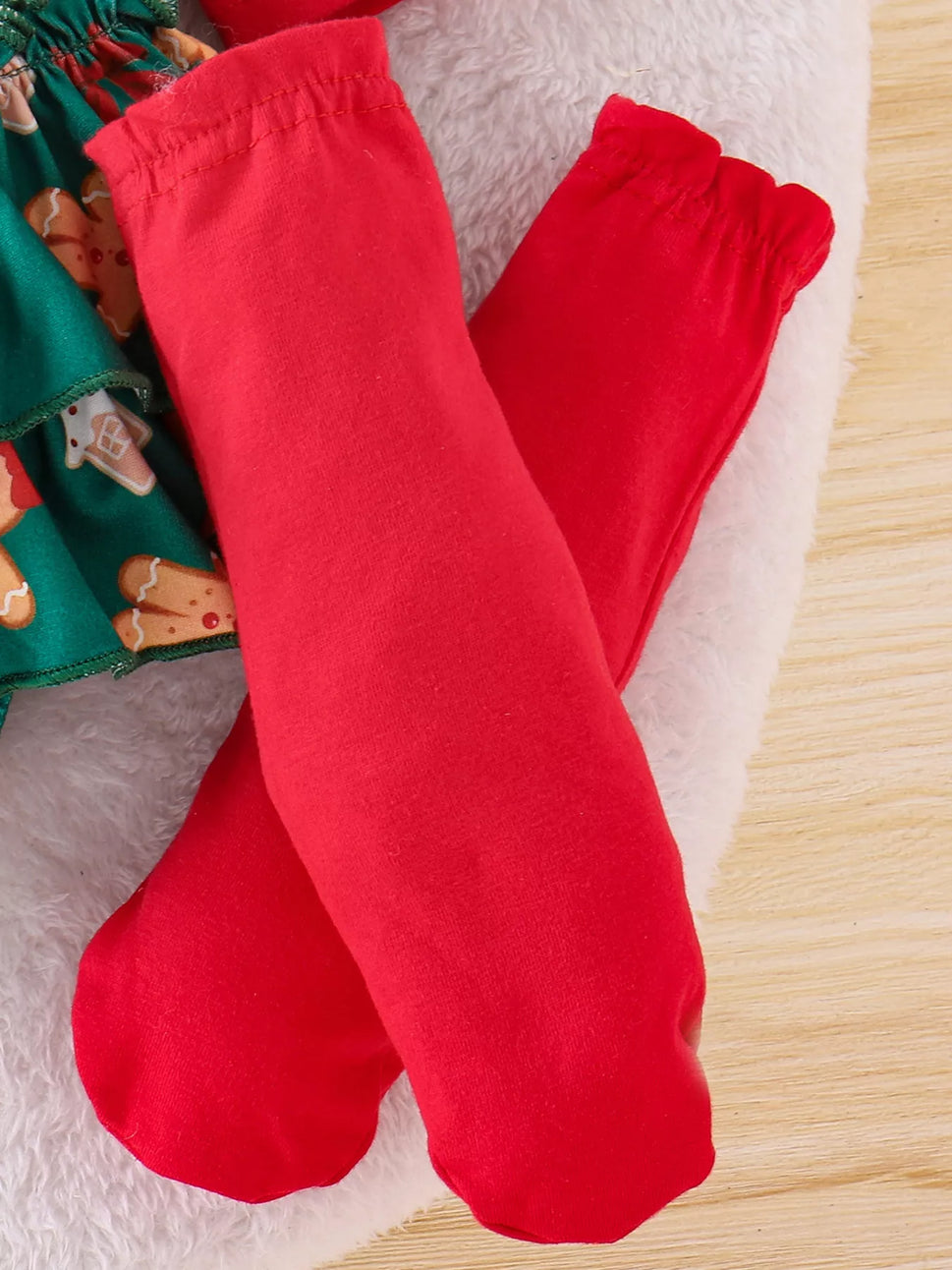 Children's My First Christmas Ruffle Sleeve Set